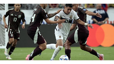 Coppa America: all'Ecuador basta lo 0-0 per eliminare il Messico