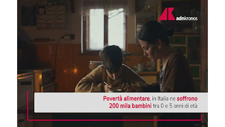 Povertà alimentare per 200mila bimbi italiani da 0 a 5 anni