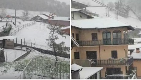 Ecco le prime nevicate: paesaggi imbiancati in Val D’Aosta, Piemonte e Lombardia