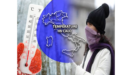 Meteo: crollo termico da metà Settimana, minime fino a 5/6°C sotto lo Zero al Nord