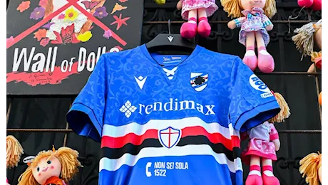 Sampdoria, a Palermo la maglia contro la violenza sulle donne