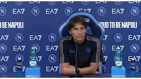 Napoli-Atalanta, Antonio Conte in conferenza stampa: «Gasperini un esempio, non sarà sfida scudetto»