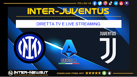 Inter-Juventus, 9ª giornata Serie A: dove vederla in diretta TV e streaming