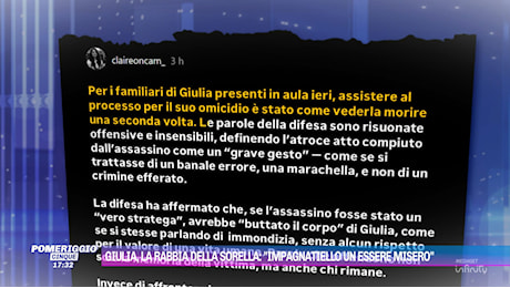 Giulia Tramontano, la rabbia della sorella sui social: Impagnatiello un essere misero