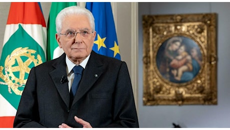 Sergio Mattarella, il discorso di fine anno: «Che sia un 2025 di pace»