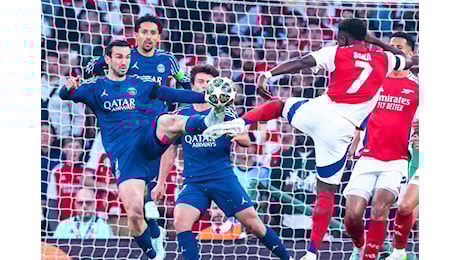 PSG-Arsenal: probabili formazioni e dove vederla in diretta tv e streaming