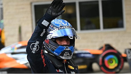 F1 Usa, a Verstappen la pole della Sprint Race