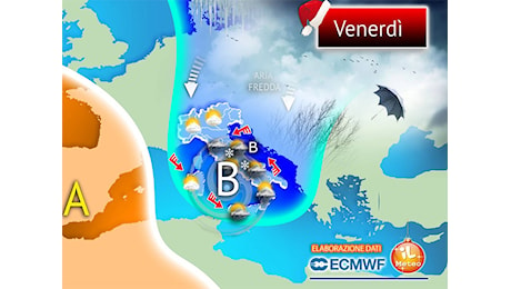 Meteo: Tempesta del Solstizio, da Venerdì 20 l'Italia nella morsa di un Ciclone, i dettagli