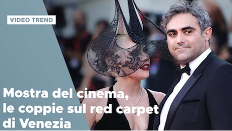 Mostra del cinema, le coppie sul red carpet di Venezia