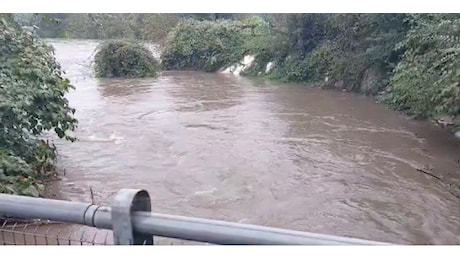 Brugherio: Maltempo, continua a piovere e sale il livello del Lambro