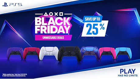 Il Black Friday 2024 di PlayStation, sconti su giochi, PS5 e PS Plus