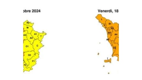 Allerta meteo arancione per rischio idrogeologico e idraulico del reticolo minore dalle 16 di oggi