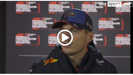 F1, Verstappen: Voglio concentrarmi e non pensare alla festa [ VIDEO ]