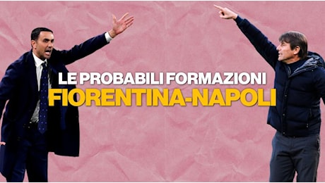 Fiorentina-Napoli: le probabili formazioni di Palladino e Conte