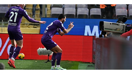 Fiorentina: gol di Cataldi e dedica speciale per Bove