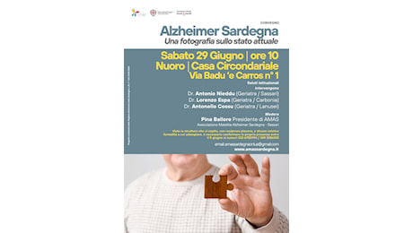 A Badu ‘e Carros un convegno sull’Alzheimer in Sardegna