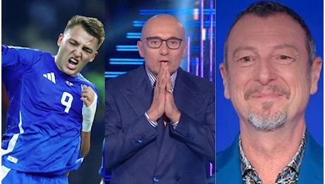 Ascolti tv ieri (14 ottobre): l’Italia svetta su Rai1, Amadeus sale senza De Martino, Grande Fratello perde pubblico