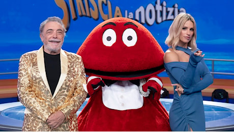 Nino Frassica e Michelle Hunziker inaugurano la stagione di Striscia la notizia