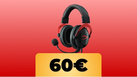 Le cuffie da gaming HyperX Cloud II sono in sconto per la Festa delle Offerte Prime