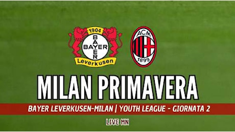 LIVE MN - Youth League, Leverkusen-Milan (2-0): che occasione per Sia! Ibra sostituito