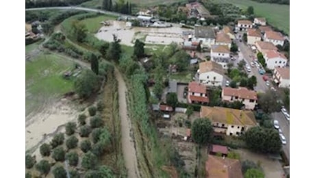 Maltempo nel Pisano, i danni dell'alluvione alle Badie