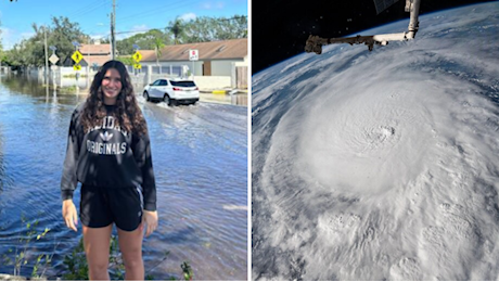 Uragano Milton, il racconto della cestista dalla Florida: «Eravamo chiusi in casa solo con acqua, cibo e powerbank»