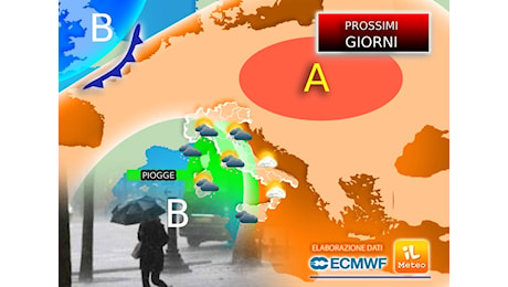 Meteo: pronte altre due Perturbazioni nei Prossimi Giorni, la seconda sarà intensa