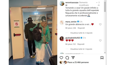 Il papà di Belen Rodriguez, Gustavo, è stato dimesso dall'ospedale