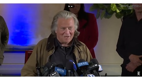 Steve Bannon: Meloni aveva scommesso che Trump non sarebbe tornato, ha perso