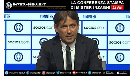 LIVE – Inzaghi e Dimarco in conferenza stampa alla vigilia di Inter-Lipsia