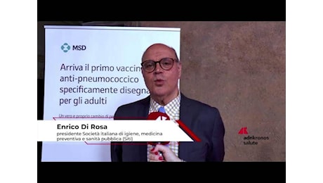 Vaccini, Di Rosa (Siti): Nuovo antipneumococcico è specifico per l’anziano