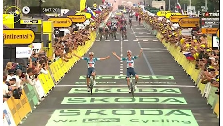 Tour de France 2024, la prima tappa di Rimini va a Bardet: è Maglia Gialla