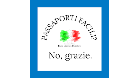 Desirò (lib-pop): il problema dell’integrazione non si risolve con un passaporto. Referendum propagandistico