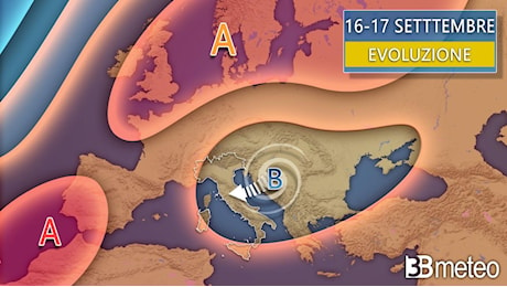 Meteo - Prossima settimana con vortice freddo recidivo, torna il maltempo di stampo autunnale. Ecco dove