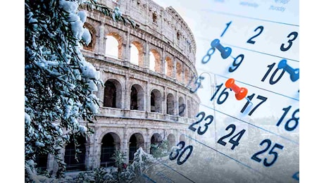 Neve a Roma, ecco i giorni a forte rischio nella Capitale