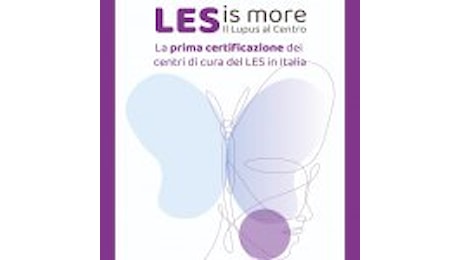 Lupus, al via un’indagine per riconoscere i Centri di eccellenza