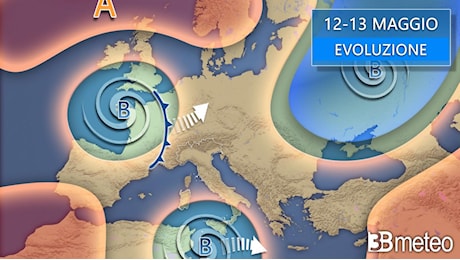Meteo Italia - Prossima settimana di nuovo a rischio maltempo. Doppia azione tra vortice atlantico e depressione afro mediterranea
