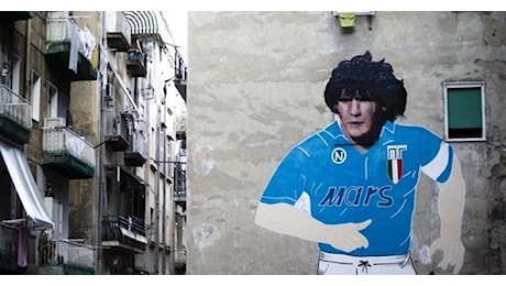 Maradona è meglio di Pompei, il murale dedicato a Diego fa record di visite