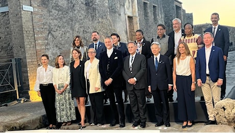 G7 Cultura, il ministro Giuli: “Pompei scrigno di tesori e fattore di sviluppo, investiremo sugli altri siti archeologici della Campania”