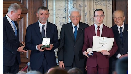 Alessandro Bastarelli è Alfiere del lavoro: il premio al Quirinale dalle mani di Mattarella