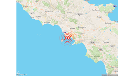 Scossa di TERREMOTO Magnitudo 2.5 ai Campi Flegrei, dati in tempo reale