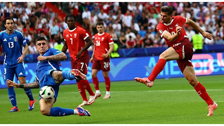 Svizzera-Italia 2-0 dopo il primo tempo, male gli azzurri: ​Freuler sblocca il match al 37'