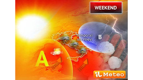 Meteo: Weekend con qualche Temporale in più, ma il Caldo non molla la presa. L'analisi di Antonio Sanò