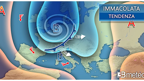 Weekend dell'Immacolata con la neve: in arrivo il freddo artico