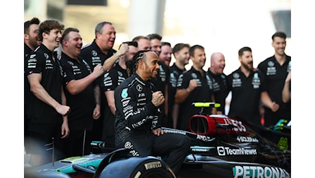 Formula 1: Hamilton e Mercedes, l’ultimo ballo chiude la scia di trionfi