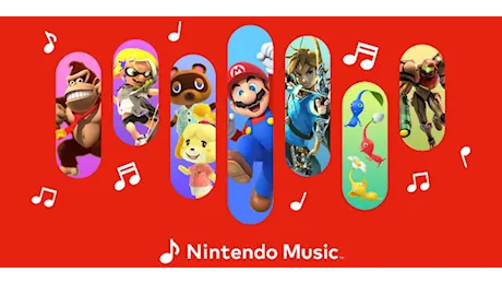 Arriva l’app Nintendo Music con 40 anni di iconiche colonne sonore