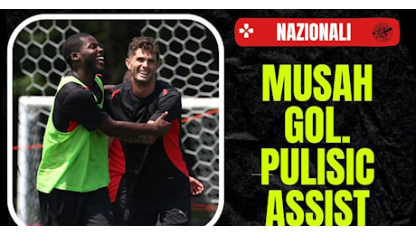 Milan sui social – Musah festeggia il primo gol con gli USA