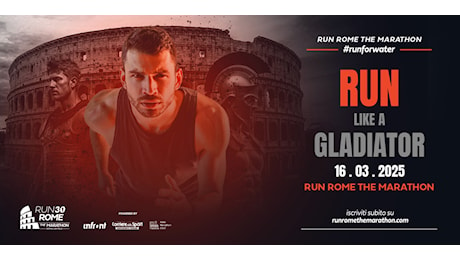 La 30ª Run Rome The Marathon del 16 marzo 2025: unica maratona al mondo a collaborare con Il Gladiatore II