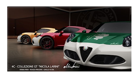 Stellantis Heritage presenta l’esclusiva 4C - Collezione GT “Nicola Larini”