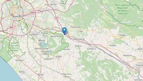 Terremoto a Roma: scossa magnitudo 2.9 a San Cesareo, i dati
